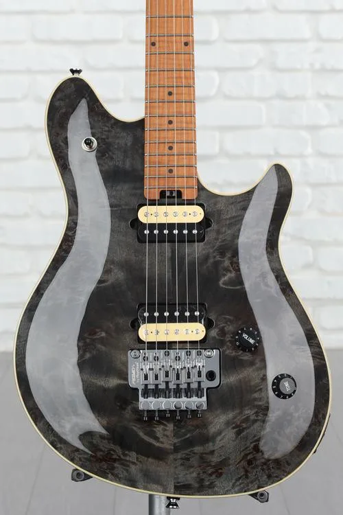 Peavey HP 2 Poplar Burl Electric Guitar - Transparent Black