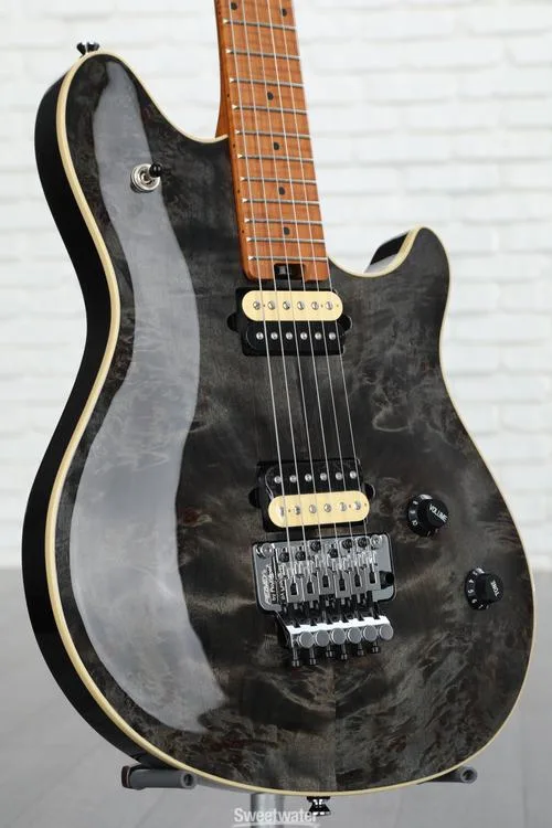  Peavey HP 2 Poplar Burl Electric Guitar - Transparent Black