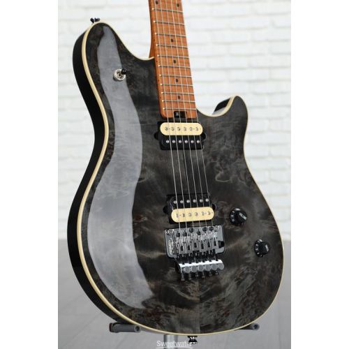  Peavey HP 2 Poplar Burl Electric Guitar - Transparent Black