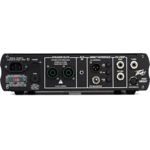  Peavey MiniMEGA 1000-watt Lightweight Bass Head