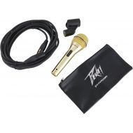 [아마존베스트]Peavey PVi 2 XLR Gold Cardioid Unidirectional Dynamic Vocal Microphone with XLR Cable