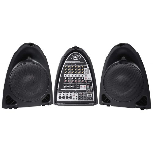  Peavey Pvi Portable 300w DJ PA System w(2) Speakers+Mixer+Headset Microphone