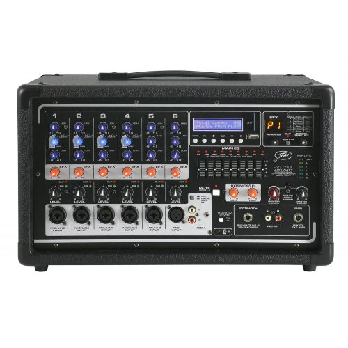  Peavey PVi 6500 400-Watt 5-Channel Powered Mixer