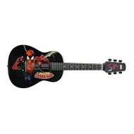 Peavey Junior Size Acoustic Guitar with Spider-man theme licensed by Marvel (1/2 Size Acoustic Guitar)
