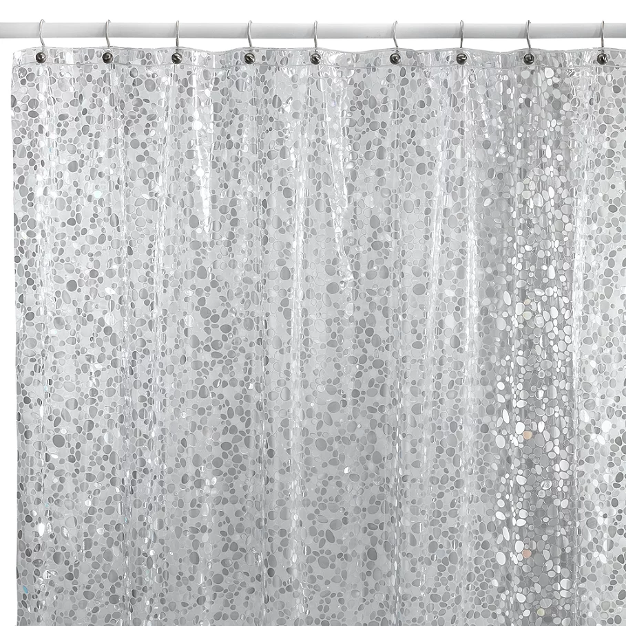 Pebbles Shower Curtain in Clear