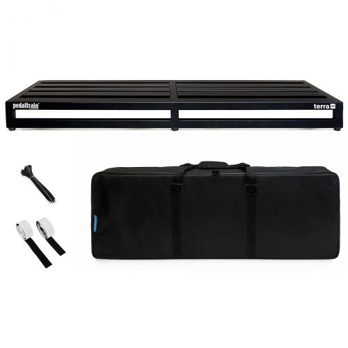  Pedaltrain},description:Terra takes the best of Pedaltrain patented design and pushes it to new levels. It is the largest pedal board Pedaltrain makes, and is the perfect size for