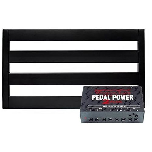  Pedaltrain Classic 1 Pedalboard w/Soft Case and Voodoo Lab Pedal Power 2 PLUS Power Supply