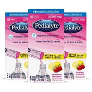 Pedialyte Electrolyte Powder, Strawberry Lemonade, Electrolyte Hydration Drink 0.6 oz Powder Packs, 18 Count