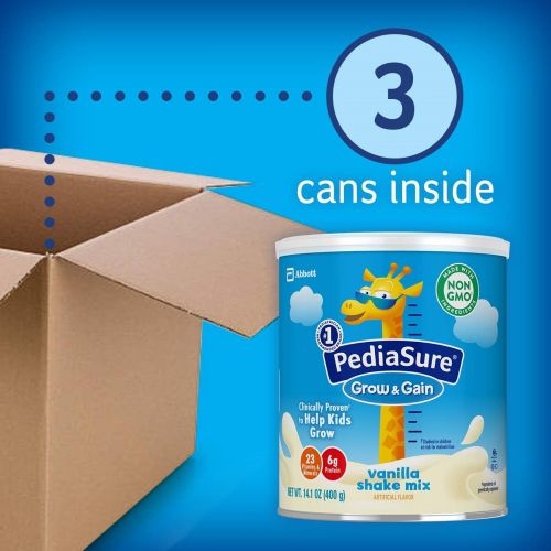  [아마존베스트]Pediasure Powder PediaSure Grow & Gain Non-GMO Shake Mix Powder, Nutritional Shake For Kids, With Protein,...