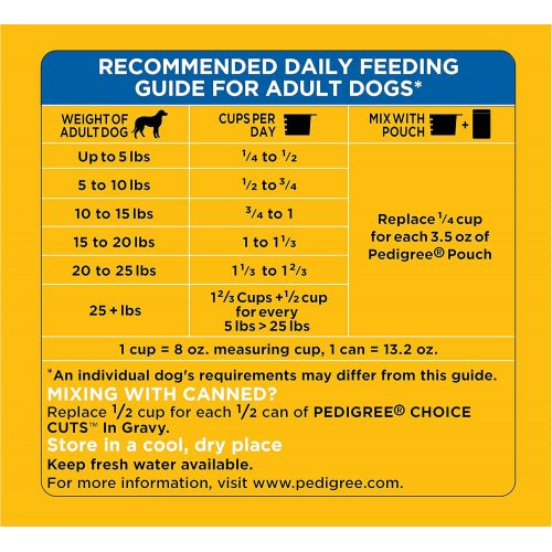  Pedigree Adult Dry Dog Food - Roasted Chicken, Rice & Vegetable Flavor