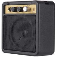 [아마존베스트]Godyluck Mini Guitar Amplifier Amp Speaker 5W with 6.35 mm Input 1/4 Inch Headphone Output Supports Volume Control Overdrive