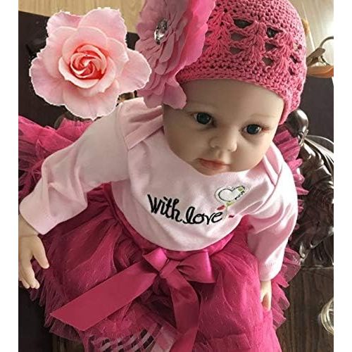  NPKDOLLS Reborn Dolls Lifelike Reborn Baby Dolls Girl Soft Vinyl Silicone Baby Doll Newborn Baby Babies 22 inch Children Gifts