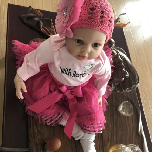  NPKDOLLS Reborn Dolls Lifelike Reborn Baby Dolls Girl Soft Vinyl Silicone Baby Doll Newborn Baby Babies 22 inch Children Gifts