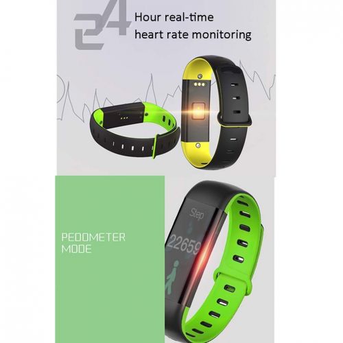  Pedometer pedometer, Smart Bracelet, Fitness Tracker, 2-Color Silicone Strap, Automatic Recording of Sports Data