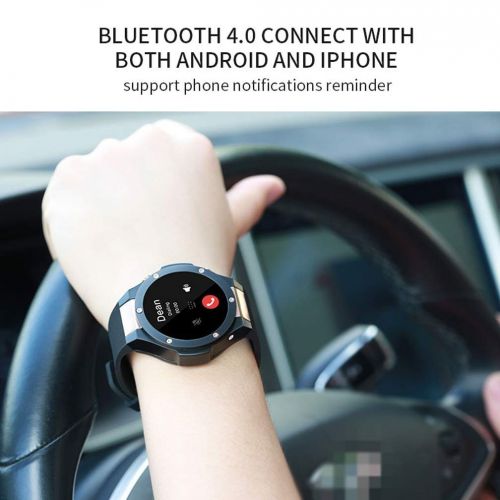  Pedometer pedometer Smart Watch, Bluetooth Sports Smart Watch Fitness Tracker Anti-Lost Reminder SMS Call Music Men and Women