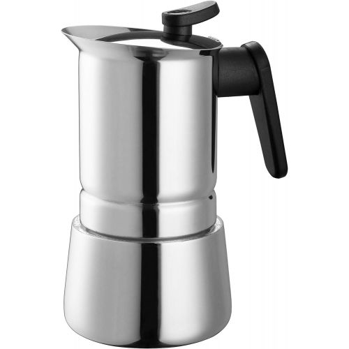  Pedrini 02CF038: 6 Cups Espresso Coffee Pot, Steel