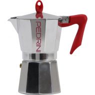 Pedrini: 9 Cups Espresso Coffee Pot, Polished Aluminium