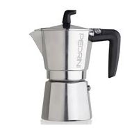 Pedrini: Sei Moka 6 Cups Espresso Coffee Pot, Polished Aluminium