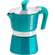 Pedrini: 1 Cup Espresso Coffee Pot, Tuerkis (Green/Blue)