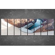 PeeNoke Extra Large Wall Art Hoover dam Canvas Print, Canvas Wall Art for Office Living Room Artwork Decor with Framed Ready to Hang - 32 x 96 Inch