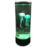 PeeNoke LED Fantasy Jellyfish Lamp Round with 7 Color Changing Light Effects Jelly Fish Tank Aquarium Mood Lamp for Home Decoration Magic lamp for Gift