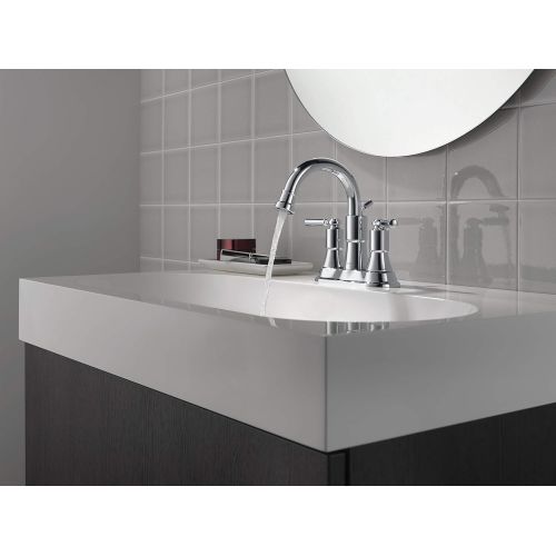  Peerless Westchester Centerset Bathroom Faucet Chrome, Bathroom Sink Faucet, Drain Assembly, Chrome P2523LF