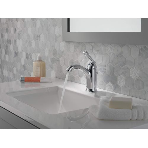  Peerless Claymore Single Hole Bathroom Faucet, Single Handle Bathroom Faucet Chrome, Bathroom Sink Faucet, Drain Assembly, Chrome P188627LF