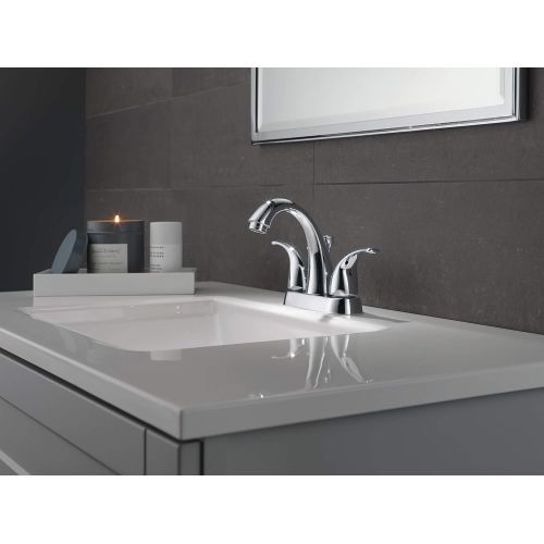  Peerless Tunbridge Centerset Bathroom Faucet Chrome, Bathroom Sink Faucet, Pop-Up Drain Assembly, Chrome P299695LF