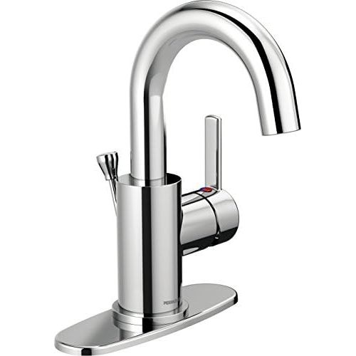  Peerless Precept Single Hole Bathroom Faucet, Single Handle Bathroom Faucet Chrome, Bathroom Sink Faucet, Drain Assembly, Chrome P191102LF