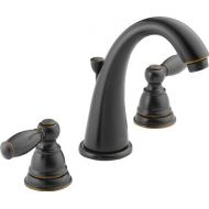 Peerless Claymore Widespread Bathroom Faucet Oil Rubbed Bronze, Bathroom Faucet 3 Hole, Drain Assembly, Oil-Rubbed Bronze P299196LF-OB