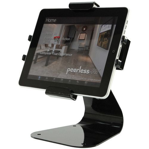  Peerless-AV PTM400S Universal Desktop Tablet Mount with Security Hardware (Black)