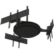 Peerless-AV Multi-Display Ceiling Mount with Three Telescoping Arms for 37 to 80