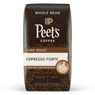 Peets Coffee, Espresso Forte - Dark Espresso Roast Whole Bean Coffee - 32 Ounce Bag