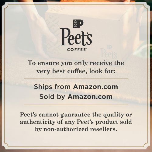  Peets Coffee, Espresso Forte - Dark Espresso Roast Whole Bean Coffee - 32 Ounce Bag
