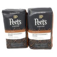 Peets Coffee, Major Dickasons Blend, Dark Roast, Whole Bean 32oz (2 Pack)