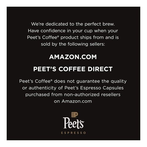  Peets Coffee Espresso Capsules Nerissimo Intensity 11 (100 Count) Compatible with Nespresso Original...