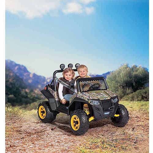 뻬그 Peg Perego Polaris RZR 900 12-Volt Battery-Powered Ride-On, Camo