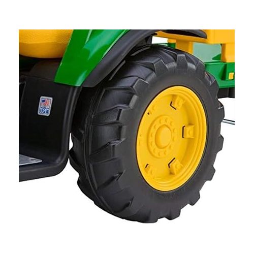 뻬그 Peg Perego John Deere Ground Force Tractor with Trailer 12 Volt Ride on