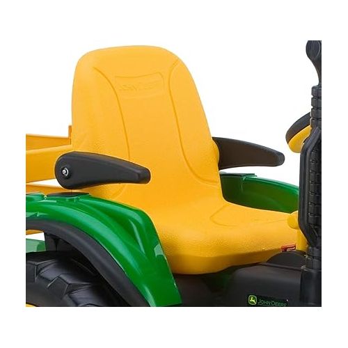 뻬그 Peg Perego John Deere Ground Force Tractor with Trailer 12 Volt Ride on