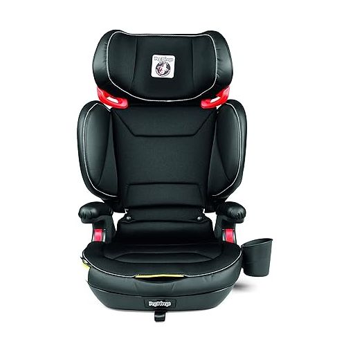 뻬그 Peg Perego Viaggio Shuttle Plus 120 - Booster Car Seat - for Children from 40 to 120 lbs - Made in Italy - Licorice (Black)