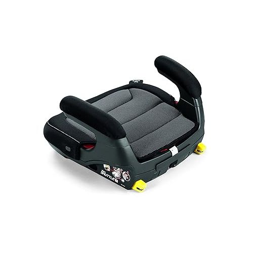 뻬그 Peg Perego Viaggio Shuttle - Booster Car Seat - for Children from 40 to 120 lbs - Made in Italy - Licorice (Black)