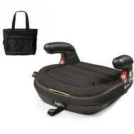 Peg Perego Viaggio Shuttle Backless Booster - Licorice with Stylish Diaper Bag