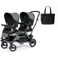 Peg Perego - Duette Piroet Double Stroller Atmosphere with Diaper Bag