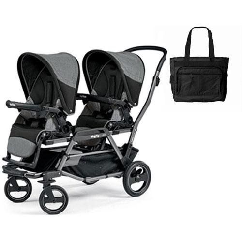 뻬그 Peg Perego - Duette Piroet Double Stroller Atmosphere with Diaper Bag