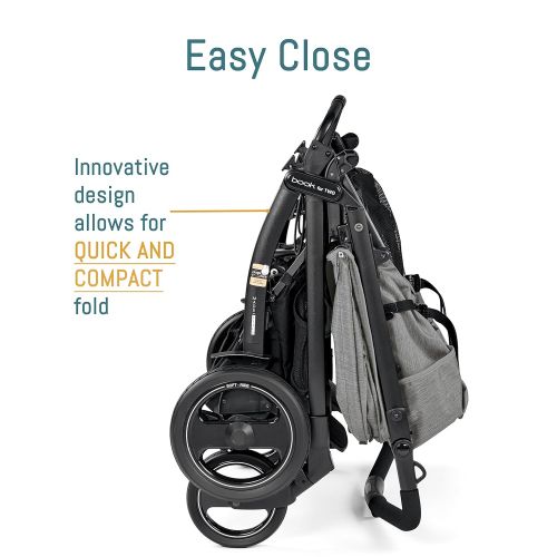 뻬그 Peg Perego Book for Two Baby Stroller, Onyx