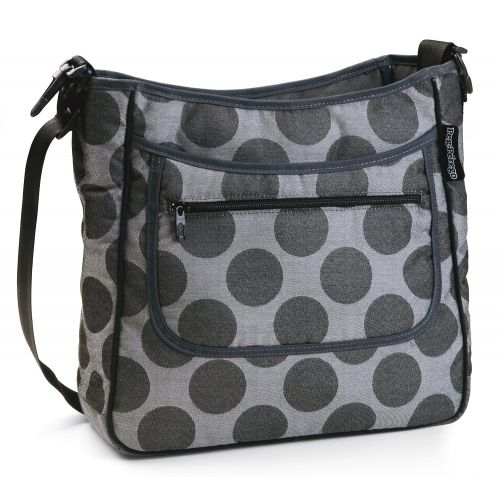 뻬그 Peg Perego Borsa Diaper Bag, Pois Grey