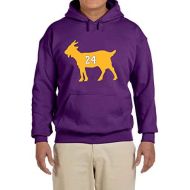 Peg Leg Shirts PURPLE Los Angeles Kobe Goat Hooded Sweatshirt