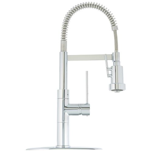  Pegasus LaToscana 78CR557PHD Elba Single Handle Pull-Out Spray Kitchen Faucet, Chrome Finish