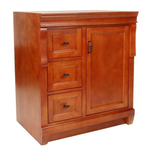  Pegasus NACA3021DL Naples 30-Inch Vanity with Left Door, Warm Cinnamon