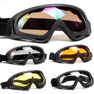 Peicees Pack of 5 Ski Goggles for Women Men Kids Snow Sports Motorcycle Snowboard Goggles